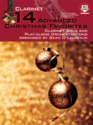 14 Advanced Christmas Favorites Clarinet BK/ MP3 CD cover Thumbnail